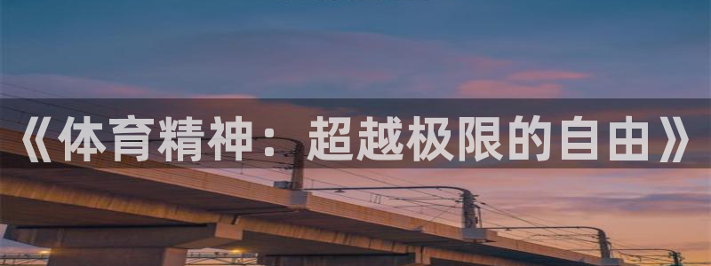 米兰体育官方正版app神州：《体育精神：超越极限的自由》